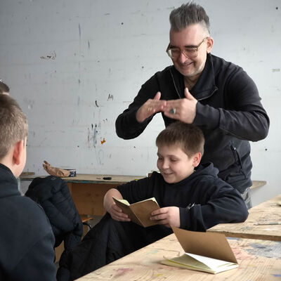 Bild vergrößern: 2025-01 Burgschule Schreibwerkstatt (5)