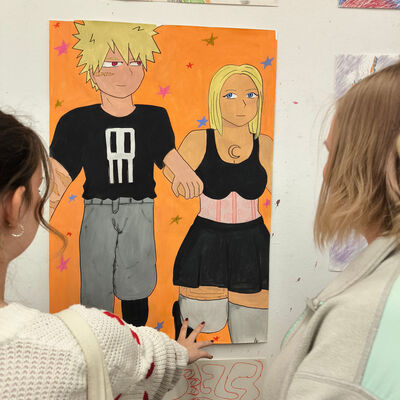 Bild vergrößern: 2025-05 BBS Wema Präsentation Malerei (19)