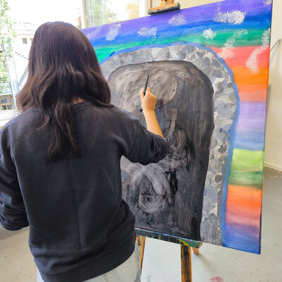 Bild vergr&ouml;&szlig;ern: 2025-09 Sek ASchweitzer Malerei (6)