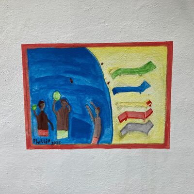 Bild vergr&ouml;&szlig;ern: 2025-09 Sek ASchweitzer Wandmalerei (4)