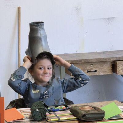 Bild vergr&ouml;&szlig;ern: 2015-11 GS Montessori Musik&Schrott (2)